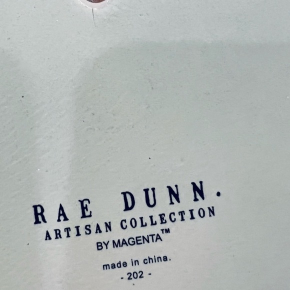 Rae Dunn LOVE Pink Ceramic Heart Wall Hanging Plaque - Picture 2 of 2